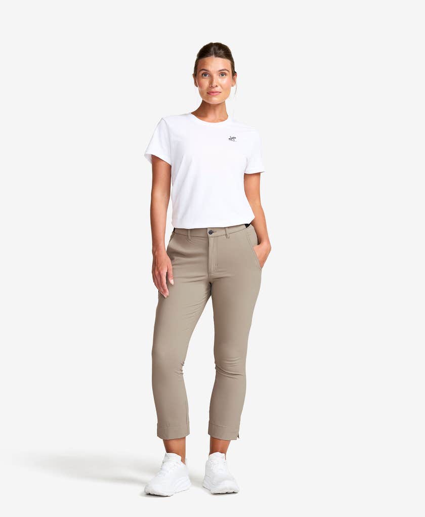 Variety High-waist Cropped Trousers Women